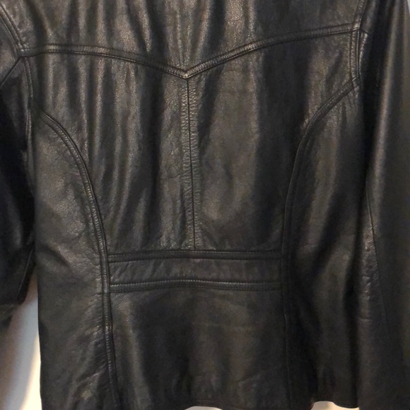 Black Leather Jacket - Picture 3 of 5